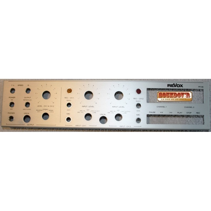 FACADE BASSE PR99 REVOX-STUDER-HS